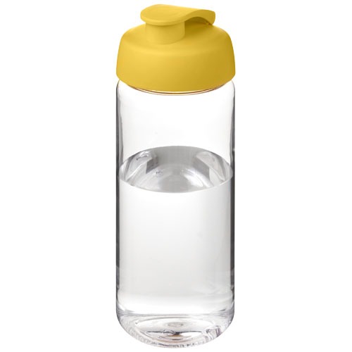 Bouteille sport promotionnelle 600 ml H2O Active® Octave Tritan™ Translucide et Jaune
